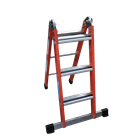 Folding ladder made of GRP